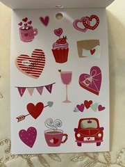 RECOLLECTIONS VALENTINE’S DAY STICKERS 216 PC STICKERS 12 SHEETS ROMANCE