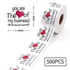Thanks for Your Support Stickers,Cute You are You Are the Heart of My Business