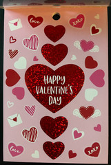 RECOLLECTIONS VALENTINE’S DAY STICKER BOOK 328 PC STICKERS 12 SHEETS ROMANCE