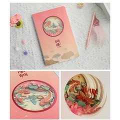 Journal Notebook Travel Notepad Lucky Notebook A 5 Stationery Notebook 60 Sheets
