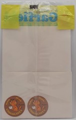 Vintage Garfield Scratch ‘n Sniff Stickers 10 Lasagna + 2 Chocolate Open Package