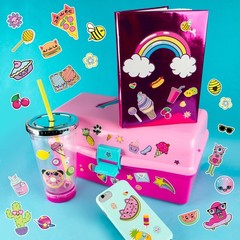 1000+ Cute Kids Stickers Book 40 Pages Scrapbook Planner Craft Reward Sticke