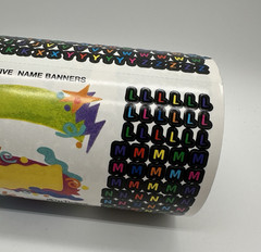 WHOLE ROLL Creative Name Banners Scrapbook Stickers NRN Designs 1999 100 Sheets