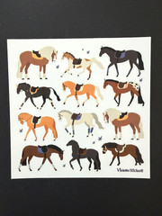 Violette Stickers Riding Horses Crafts Planner Supply Scrapbook