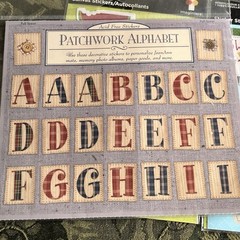 NOS Imaginisce Berrylicious Stickers, NICOLE INDUSTRIES, Patchwork ALPHABET
