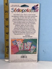 Stickopotamis Photo Safe Binder Stickers Sport Basketball Theme