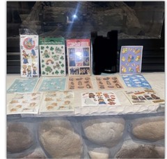 Vintage 1980s Stickers New Sealed Stickers Hallmark AGC Carlton Randor Suzy Spaf
