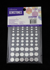 PINK Gemstone Jewel Glitter Facet Cut Sticker Embellishments Assortment Lot of 9