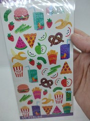 Sticko SNACK TIME – Package of 46 Favorite Snacks Stickers