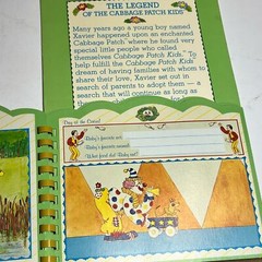 Vintage 1983 Cabbage Patch Kids Puffy Sticker Book Diamond Toys Used Stickers