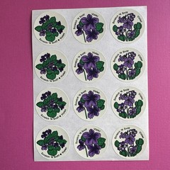 CTP Flower Scratch & Sniff Floral Full Sheet Sniffy Set Rose Lilac Carnation Lot