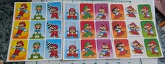 Vintage Stickers Super Mario Bros Luigi Lot 3 Sheets Paper Magic Group Nintendo