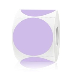 300Pcs 2 Inch Purple Waterproof Colored Dot Removable Circle Color Stickers