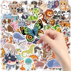 Stickers for Kids – 100 PCS Cute Animal Stickers | Water Bottle Scrapbook Sticke