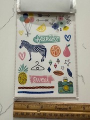 American Craft Amy Tangerine Grab Bag Die Cuts Cardstock Stickers Scrapbooking