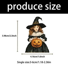Halloween Party Motivational Stickers Tear Resistant PVC For Journals Planners