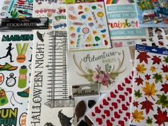 #358 MIXED LOT 50pkgs JOLEE’S – STICKO – K&COMPANY -STUDIO112 3D & FLAT STICKERS