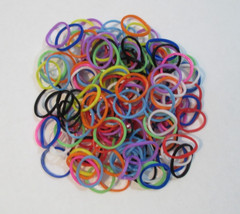 MULTI COLOR RUBBER BANDS -FOR HAIR PONYTAIL-HOME-OFFICE-CRAFTS-WORK – 160 COUNT