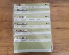 6 PC LOT Creative Memories Cottage Jumbo Great Lengths Stickers Power Palette