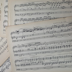 20+ Vintage Sheet 9 X 12 Music Pages for Scrapbooking Card Making Craft Lot