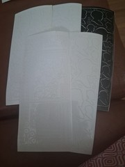 5X STICKERS SCRAPBOOKING NEW (ST1577) MIX WHITE/BLACK