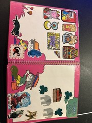 Vintage 1983 Imperial Toy Corp Sticker Album Used Loaded 80s Scratch Sniff Pizza