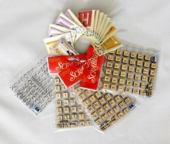 Alphabet Scrapbook Stickers Letters Numbers Symbols Stone Leather Metal Colors