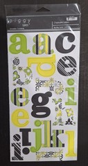 Piggy Tales Chipboard Letters by Itsy Bitsy Spider Collection
