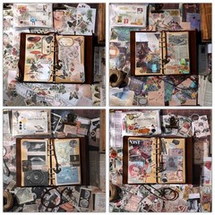 800pcs Vintage Junk Journal Supplies,Scrapbook Supplies Scrapbooking Paper an…