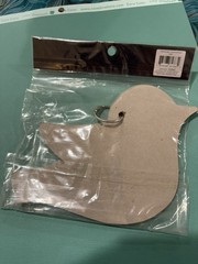 Color Bok Chipboard 5 page album Shaped like a bird
