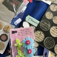 Large Lot Scrapbooking Lot Stickers Embellishments Rub Ons, Studio Life, John De