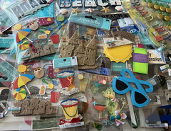 YOU CHOOSE – BEACH SUMMER VACTION TRAVEL STICKERS JOLEE’S STICKO PAPER BLISS