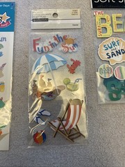 Lot Of 8 Travel Stickers And Embellishments Various Brands