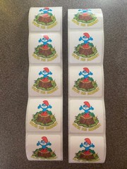 Smurf Papa Your’re the Smurfiest Stickers Lot of 10 Vintage 1983