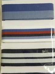 NEW Lot 2 Li’l Davis Design Jenni Bowlin Ribbon Red White Blue Stripe Set Sail-B