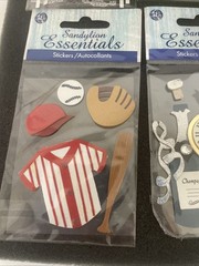 Sandylion Essentials Dimensional Scrapbooking Stickers, 10 Packages 2004