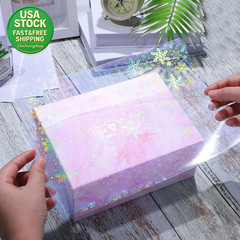 Holographic Sticker Paper Transparent A4 Vinyl 90 Sheets Self Adhesive