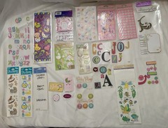 Baby Shower Scrapbook & Craft Bundle 12×12 Paper + Stickers