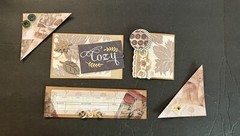 #2678 FALL COZY EPHEMERA TAGS SCRABOOK EMBELLISHMENTS JUNK JOURNAL – Tonya