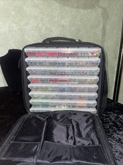 Craft Mates Embellishments Beads 8 Lockables Organizers Junk Journal Craft Lot