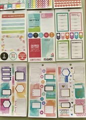 Lot Of 40 Sheets Happy Planner Complete & Incomplete! #1