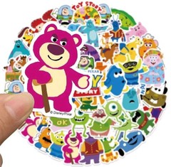 20 TOY STORY ASSORTED 2″ STICKERS PARTY FAVOR BUZZ NEMO MONSTERS INC CARS