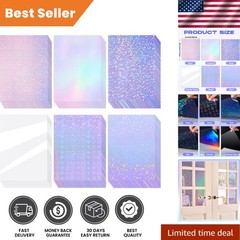 Colorful A4 Holographic Sticker Sheets – Waterproof & Easy to Use, 36 Pack