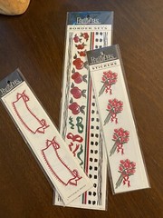Printworks Border Stickers & 2 Pkgs Stickers Red Rose Pattern NEW Sealed