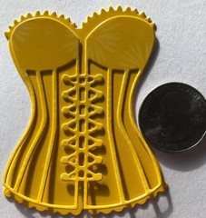 CORSET/BUSTIER Die-Cuts(6pc)2-1/4″x 2-3/4″Lingerie•Wedding•Stripper •Dancer•Bras