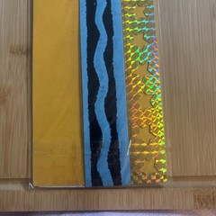 Crayola Specialty Borders Prism Star Crayon Glitter Squares Felt