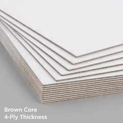 , 8×10 Picture Mat Matte Backerboards for Framing. Pack Contains 50 Backing B…