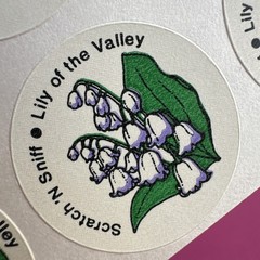 CTP Flower Scratch & Sniff Floral Full Sheet Sniffy Set Rose Lilac Carnation Lot