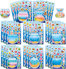 24 PCS Dinosaur Sticker for Kids, Make Your Own Dinosaur Sticker Sheets 12 Desig