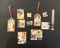 #2701 12 Piece Fall Ephemera Embellishment Set Scrapbook Junk Journal – Tonya